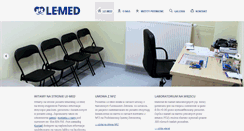 Desktop Screenshot of le-med.pl