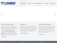 Tablet Screenshot of le-med.pl